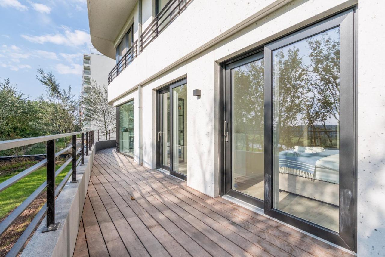 אוסטנדה The Waves-Luxurious 3Bedroom App W Big Terrace & Garage מראה חיצוני תמונה